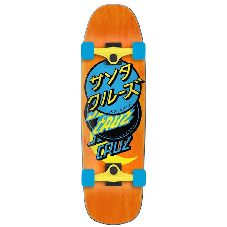 Santa Cruz Group Dot 80's Cruiser Complete Skateboard 9.51