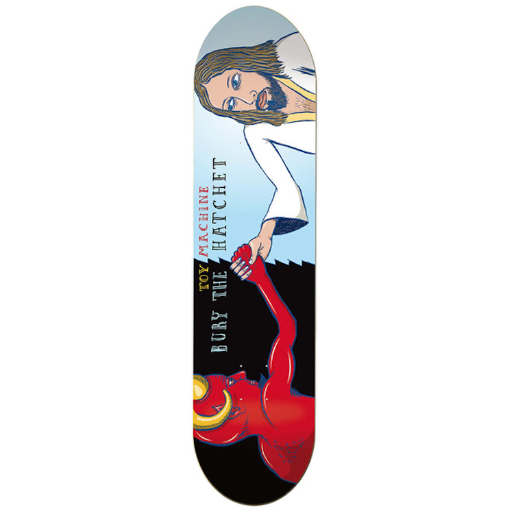 Toy Machine Bury The Hatchet Skateboard Deck 8