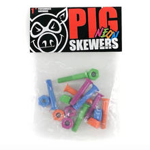 Pig Wheels Neon 1" Phillips Skateboard Bolts