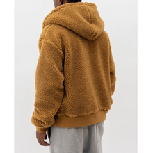 Stussy Sherpa Zip Hoody Brown