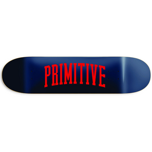 Primitive Skateboarding Collegiate Team Navy Skateboard Deck 8"