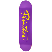 Primitive Skateboarding Nuevo Script Team Skateboard Deck 8.25''