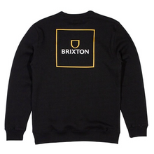 Brixton Alpha Square Crew Sweatshirt Black