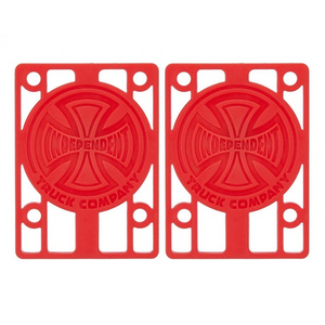 Independent Truck Co 1/8" Skateboard Riser Pads Red