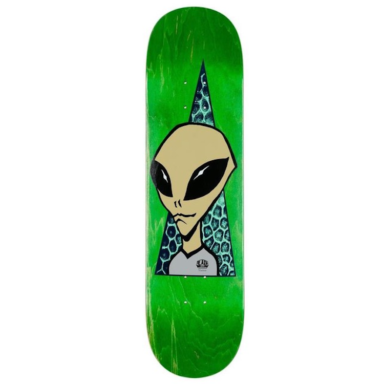 Alien Workshop Visitor Green Skateboard Deck 8.25