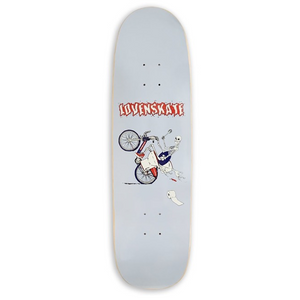Lovenskate On Ya Bike Boris Shaped Skateboard Deck 9"