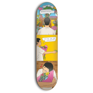 Skate Mental Jarne Flowers Skateboard Deck 8.25"