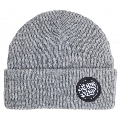 Santa Cruz Outline Dot Beanie Charcoal Heather