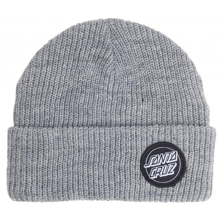 Santa Cruz Outline Dot Beanie Charcoal Heather
