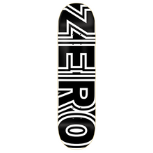 Zero Skateboards Classic Bold Skateboard Deck 8.25"