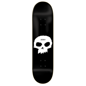 Zero Skateboards Single Skull Skateboard Deck 8.25"