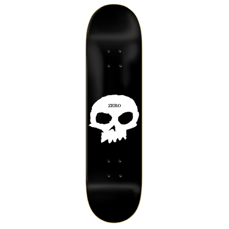 Zero Skateboards Single Skull Skateboard Deck 8
