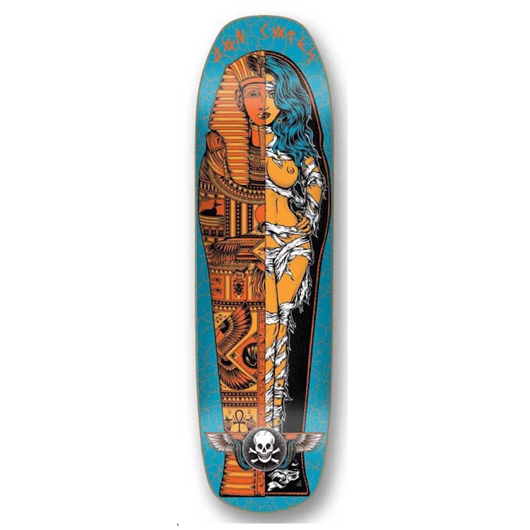 Death Skateboards Dan Cates Mummy II Shaped Skateboard Deck 9