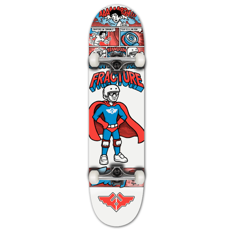 Fracture Skateboards X Jon Horner Fracture Man Complete Skateboard 8.0