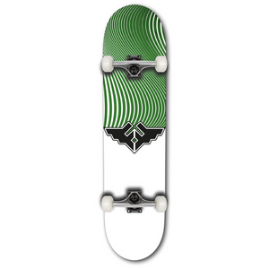 Fracture Skateboards Wings V4 Green Complete Skateboard 7.75"