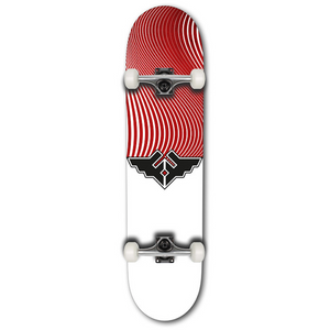 Fracture Skateboards Wings V4 Red Complete Skateboard 7.75"