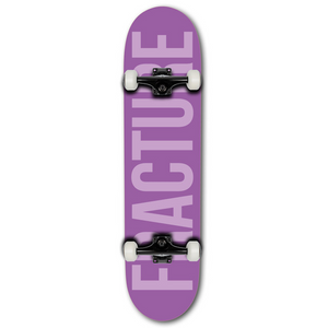 Fracture Skateboards Fade Purple Complete Skateboard 7.75"