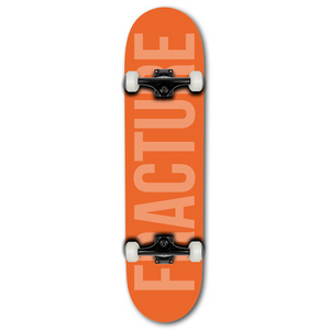 Fracture Skateboards Fade Orange Complete Skateboard 8.0"