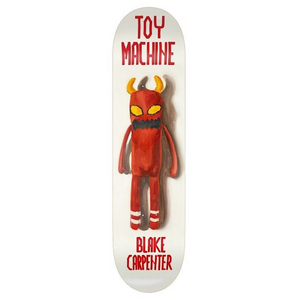 Toy Machine Carpenter Sock Doll Skateboard Deck 8.38"