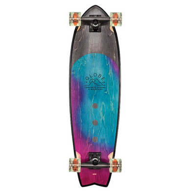 Globe Chromantic Washed Aqua Complete Skateboard Cruiser 9.5