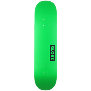 Globe Goodstock Skateboard Deck Neon Green 8"