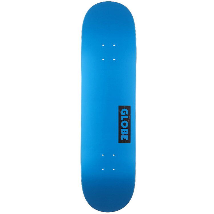 Globe Goodstock Skateboard Deck Neon Blue 8.375