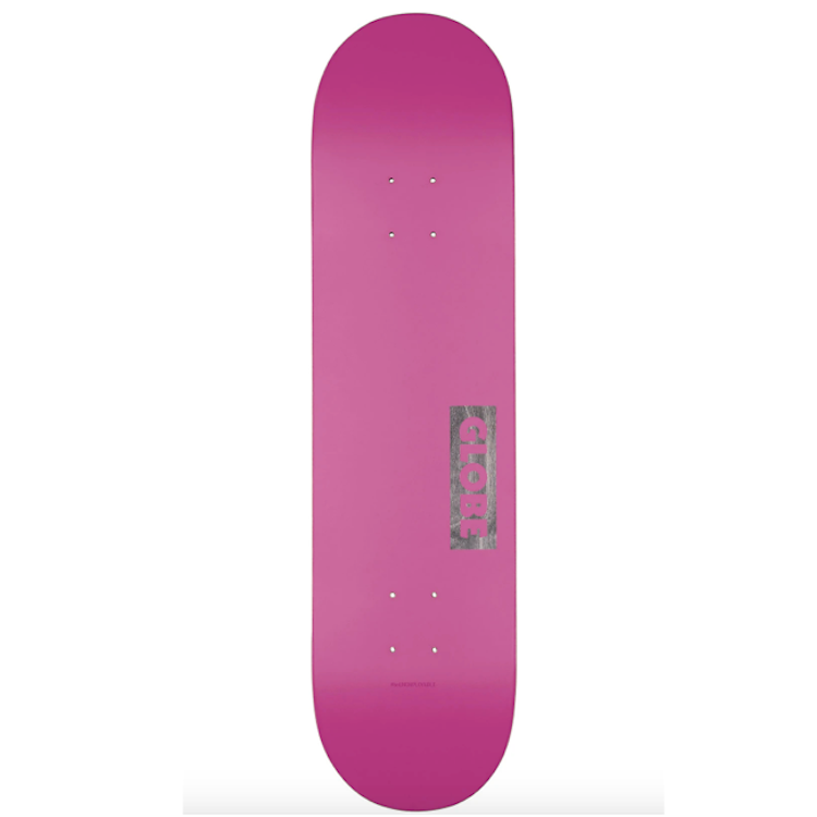 Globe Goodstock Skateboard Deck Neon Purple 8.25