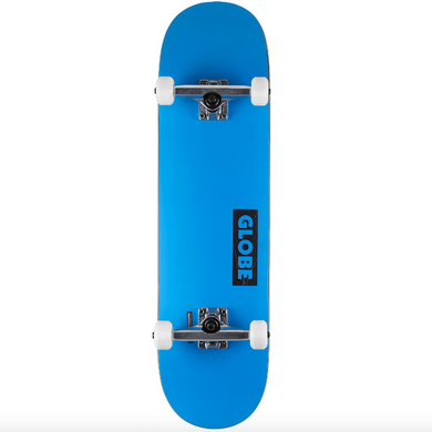 Globe Goodstock Neon Blue Complete Skateboard 8.375