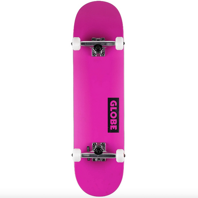 Globe Goodstock Neon Purple Complete Skateboard 8.25