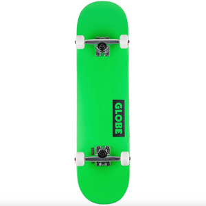 Globe Goodstock Neon Green Complete Skateboard 8"