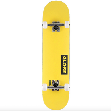Globe Goodstock Neon Yellow Complete Skateboard 7.75