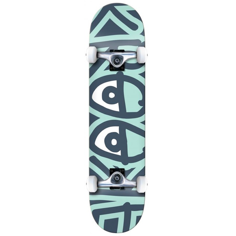 Krooked Skateboards Big Eyes Too Green Complete Skateboard 8