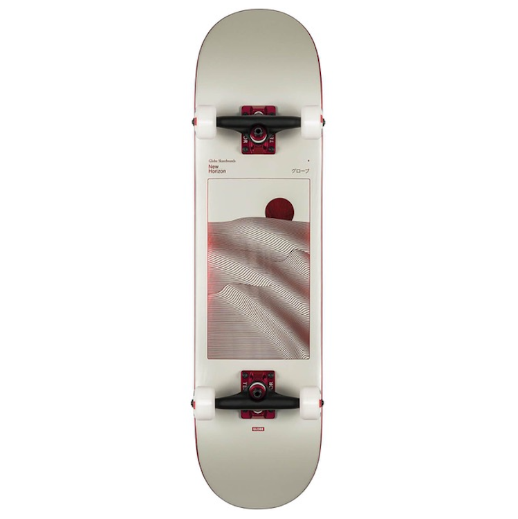 Globe G2 Parallel Off-White Foil/Horizon Complete Skateboard 8