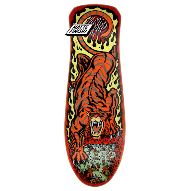 Santa Cruz Salba Tiger Reissue Skateboard Deck 10.3