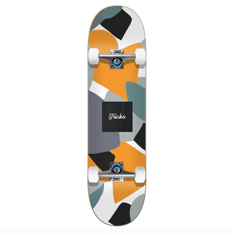 Tricks Skateboards Camo Complete Skateboard 7.75
