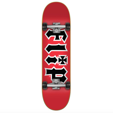 Flip Skateboards HKD Logo Red Complete Skateboard 8.25
