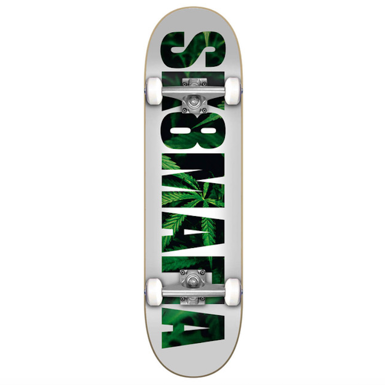 Sk8mafia OG Logo Leaves Complete Skateboard 8.25