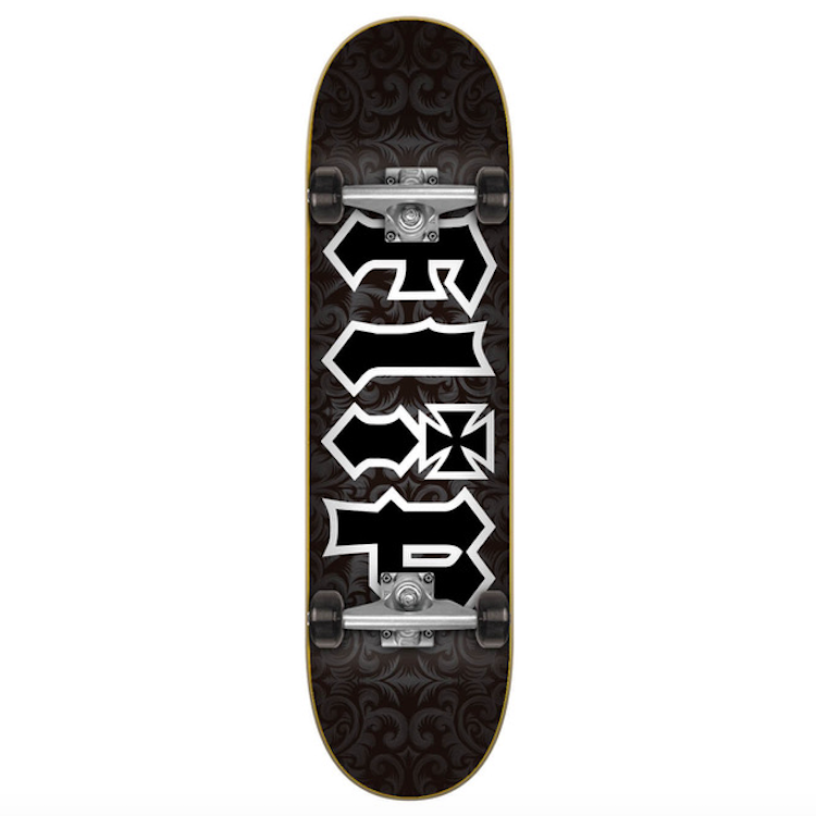 Flip Skateboards HKD Gothic Black Complete Skateboard 8