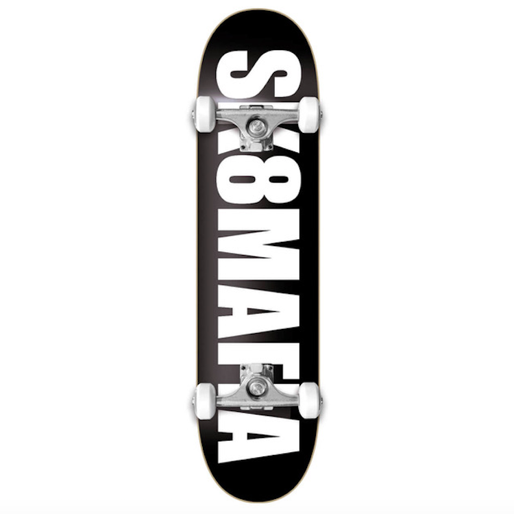 Sk8mafia OG Logo Black Complete Skateboard 7.87