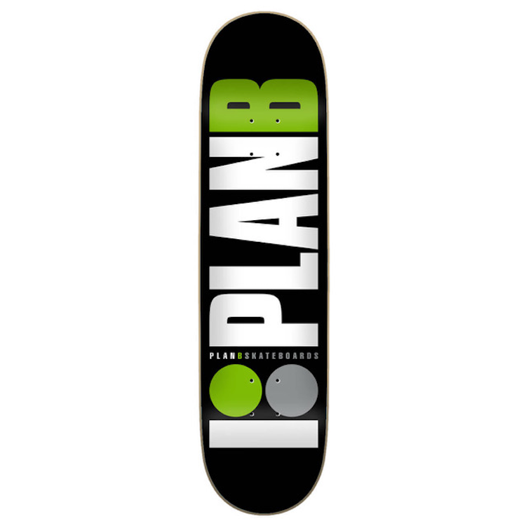 Plan B Team Green Skateboard Deck 8