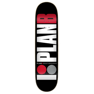 Plan B Team Red Skateboard Deck 7.75