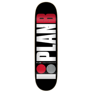 Plan B Team Red Skateboard Deck 7.75"