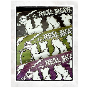 Real Skateboards Harry Lintell Pro Oval (Assorted Stains) Skateboard Deck 8.28"