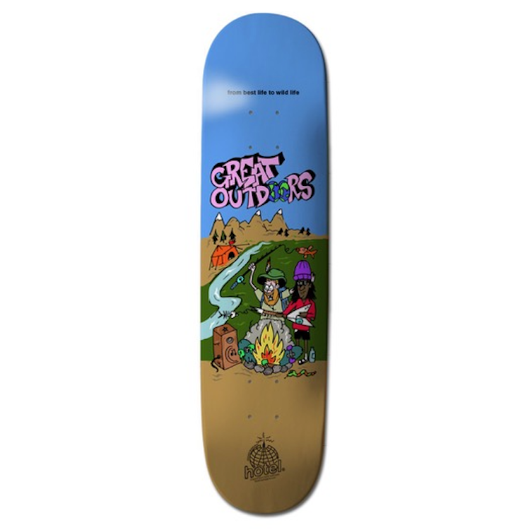 Element Hotel Radio Paris Skateboard Deck 8.25