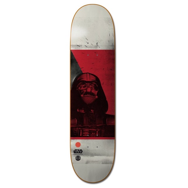 Element x Star Wars Darth Vader Skateboard Deck 8.5 Element x Star Wars Darth Vader Skateboard Deck 8.5