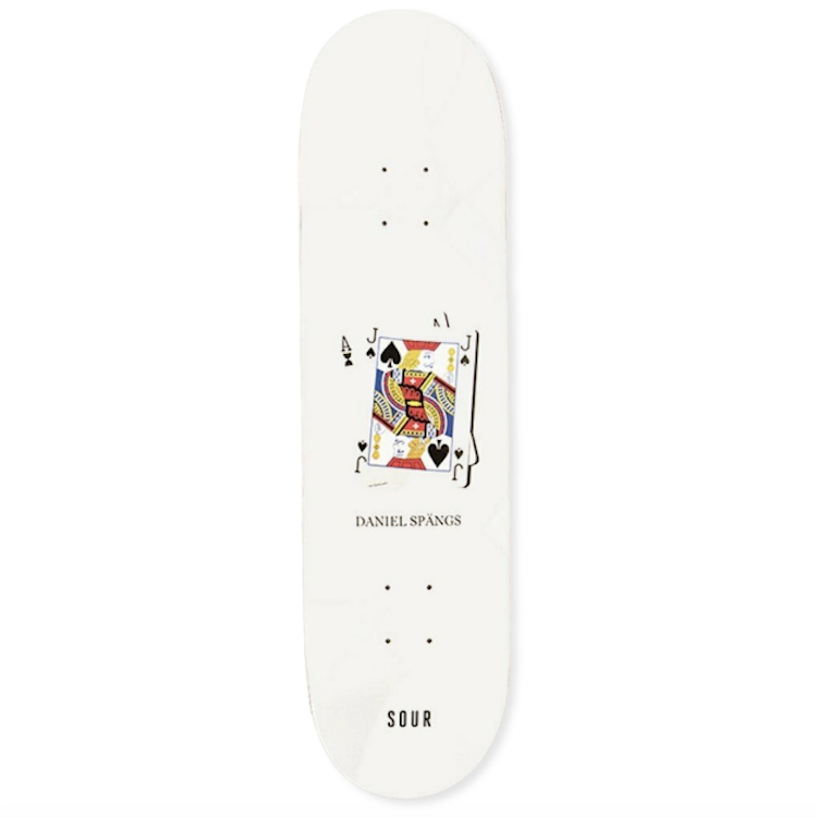 Sour Skateboards Spangs Twenty One Skateboard Deck 8.18