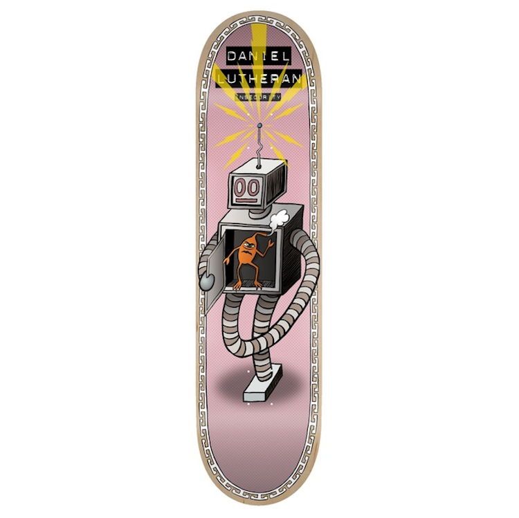 Toy Machine Lutheran Insecurity Skateboard Deck 8.25