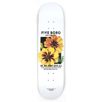 5Boro Flower Seed Yellow Skateboard Deck 8.25
