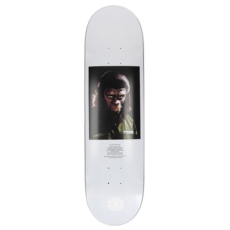 Element x Planet Of The Apes Pota Sovereign Skateboard Deck 8.25