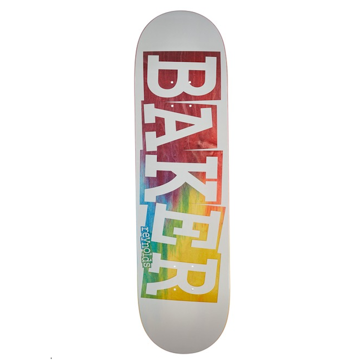 Baker Skateboards Andrew Reynolds Ribbon Tan Rainbow Skateboard Deck 8.5
